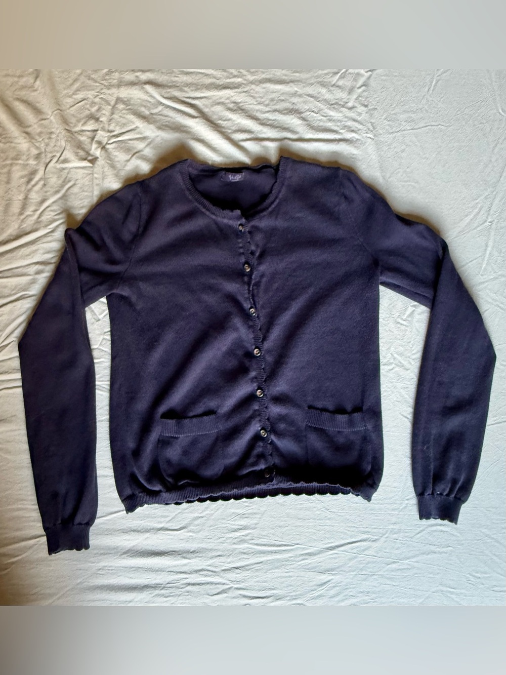 J. Galt Cotton Cardigan in Navy